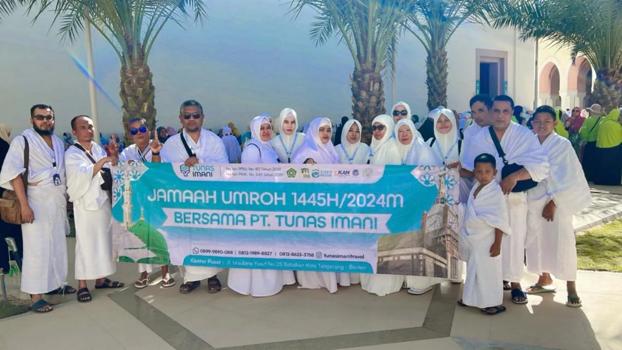 Jamaah Umroh Tunas Imani di Tanah Suci