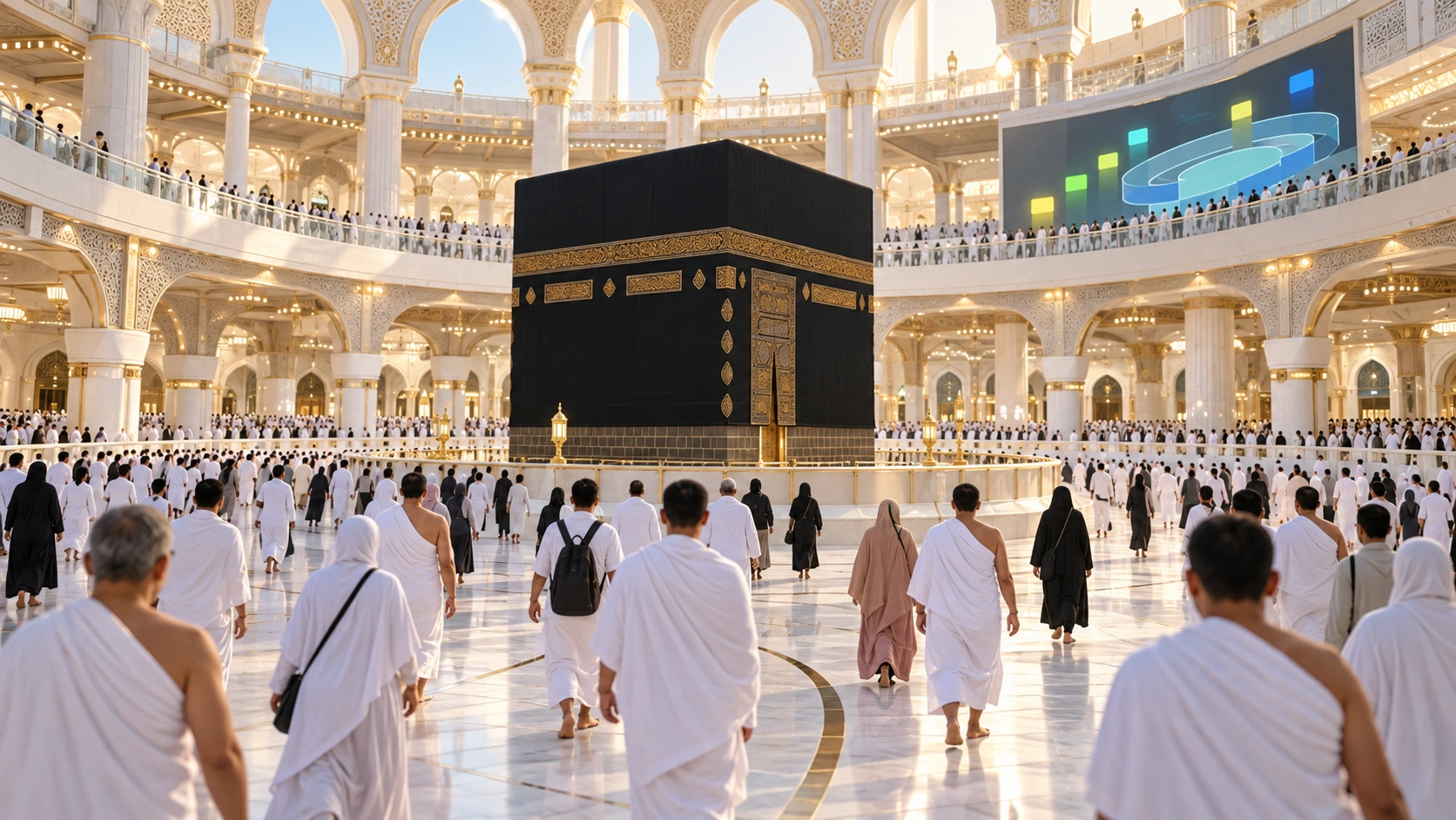 Panduan Lantai Tawaf dan Cara Cek Kepadatan Mataf–Sa’i