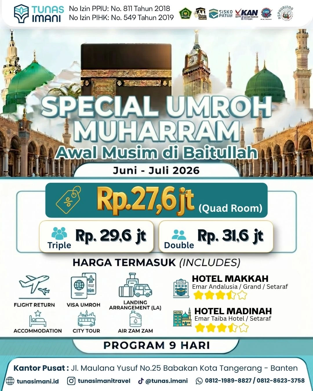 Special Umroh Muharram - Juni Juli 2026